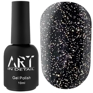 ART Flash Top Silver - серебрянный светоотражающий топ БЕЗ липкого слоя, 10 мл, Цвет: Silver