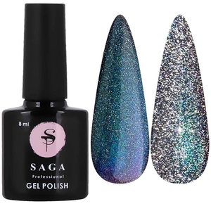 Гель-лак светоотражающий SAGA Cat Chameleon, №1, 8 мл, Цвет: 1