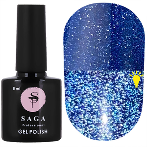 Гель-лак светоотражающий SAGA Fiery Gel №11, 8 мл, Цвет: 11