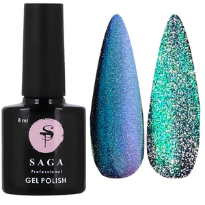 Гель-лак светоотражающий SAGA Cat Chameleon, №14, 8 мл, Цвет: 14
