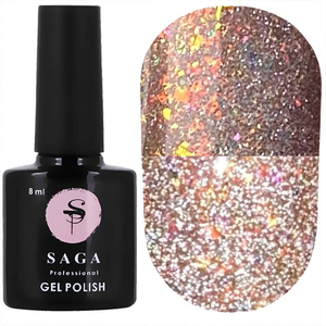 Гель-лак светоотражающий SAGA Fiery Gel №20, 8 мл, Цвет: 20