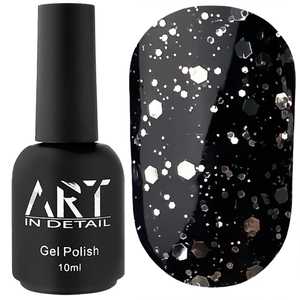 ART Hive Top Silver - топ с шестигранниками без липкого слоя, 10 мл, Цвет: Silver