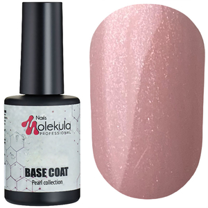Molekula Base Royal Pink - камуфлирующая база (сливочно-розовый, микроблеск), 12 мл, Цвет: Royal Pink