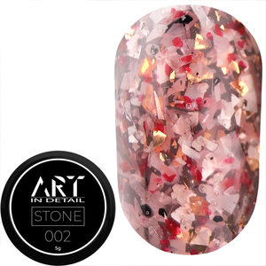 Гель для дизайна ART Stone Gel №002, 5 г, Цвет: 002