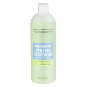 Жидкость для снятия лака без ацетона с ароматом Лайма и Мяты Jerden Prof 500 мл, Объем: 500 мл, Аромат: Лайма и Мята