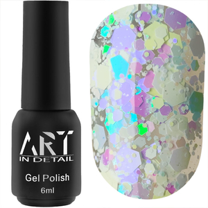 Гель-лак ART Confetti №C001, 6 мл, Цвет: C001