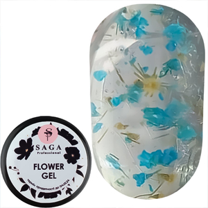 Гель SAGA Flower Fairy Gel №11 с сухоцветами, 5 мл, Цвет: 11