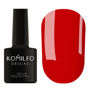 Гель-лак Komilfo Deluxe Series D082 (классический красный, эмаль), 8 мл