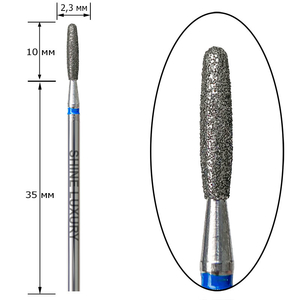 Насадка алмазная Shine Luxury пламя безопасное 244/023B