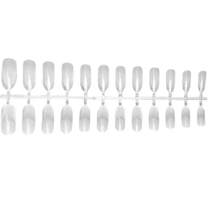 Гелевые типсы для наращивания овал, 240 шт, Размер: Овал