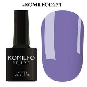 Гель-лак Komilfo Deluxe Series D271 (сине-лавандовый, эмаль), 8 мл