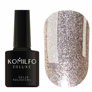 Гель-лак Komilfo DeLuxe Series №G010 (насыщенный, золотой микроблеск), 8 мл