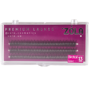 ZOLA Ресницы-пучки BIRDtail (13 mm), Размер: 13 мм