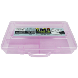 Контейнер на 4 отделения 23х13см, розовый, Цвет: Розовый

