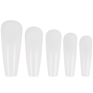 Гелевые типсы для наращивания балерина, в контейнере, 240 шт, Размер: Балерина