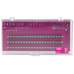 ZOLA Ресницы-пучки 10D (11 mm), Размер: 11 мм
