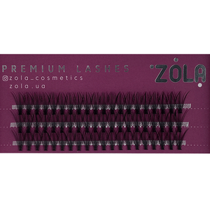 ZOLA Ресницы-пучки 20D (14 mm), Размер: 14 мм