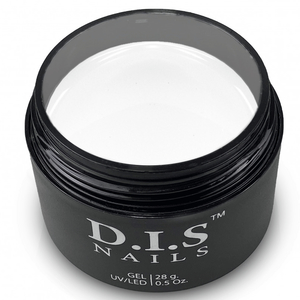 Гель для нарощування DIS Nails Hard White, 28 г, Колір: White