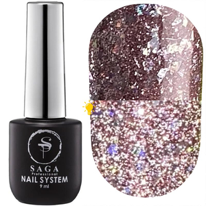 Гель-лак светоотражающий SAGA Fiery Gel №34, 8 мл, Цвет: 34
