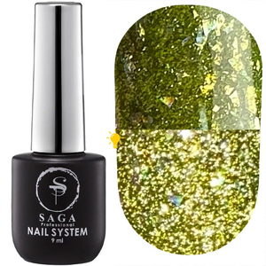 Гель-лак светоотражающий SAGA Fiery Gel №35, 8 мл, Цвет: 35

