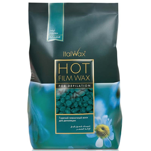 ItalWax Горячий воск в гранулах, азулен, 1 кг, Объем: 1 кг, Аромат: Азулен