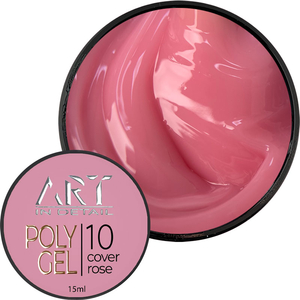Полигель ART POLYGEL №10 Cover Rose, 15 мл, Цвет: 10