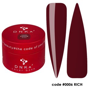 DNKa Cover Base №0006 Rich, 30 мл, Объем: 30 мл, Цвет: 6