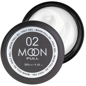 MOON FULL Poly Gel №02, молочно-белый, 30 мл, Цвет: 02