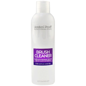 Средство для очистки кисточек после геля и акрила Jerden Proff Brush Cleaner 200 мл