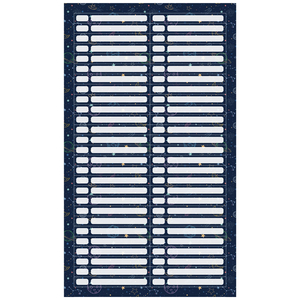 Наклейки на типсы (стикеры), Space, 1 лист/54 наклейки, Цвет: Space