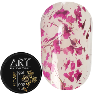 ART Flower Gel №002, гель с сухоцветами, 5 мл, Цвет: 002