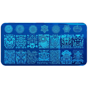 Пластина для стемпинга mART Maisheng 10, Цвет: Maisheng 10