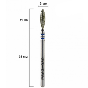 Насадка алмазная Nisima, пламя, P863m030
