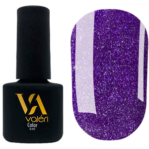 Гель-лак Valeri №124 (фиолетовый, микроблеск), 6 мл