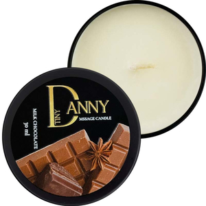 Умная массажная крем-свеча для рук и ног Danny Шоколад, 30 мл, Аромат: Шоколад