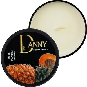 Умная массажная крем-свеча для рук и ног Danny Ананас-абрикос, 30 мл, Аромат: Ананас-абрикос