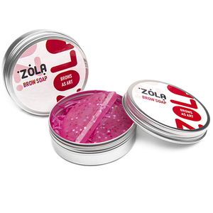Мыло для фиксации волосков бровей ZOLA BROW SOAP (мини-версия) 25 г, Объем: 25 г