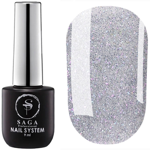 Топ для гель-лака без липкого слоя SAGA Crush Top №01 (голографический, светоотражающий), 9 мл, Цвет: 01
