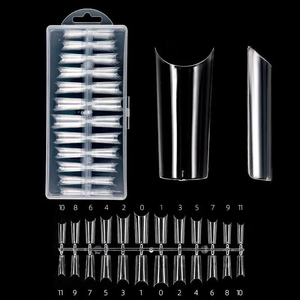 Гелевые типсы для наращивания Арочный квадрат, 240 шт, Размер: Арочный квадрат