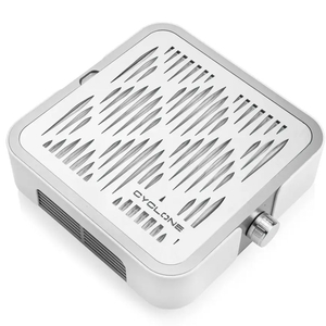 Вытяжка для маникюра с НЕРА фильтром BUCOS CYCLONE X на 60 Вт SILVER, Цвет: Silver