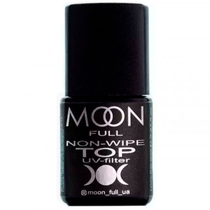 Топ для гель лака MOON FULL TOP NON-WIPE с UV-filter (без липкого слоя), 8 мл