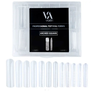 Верхние формы для наращивания Valeri Top Nail Forms Arched Square 120 шт, Размер: Arched Square