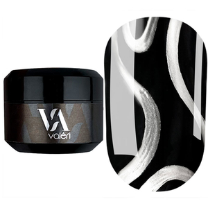 Гель-краска для ногтей Valeri Silver Metal Gel 5 мл, Объем: 5 мл
, Цвет: Silver
