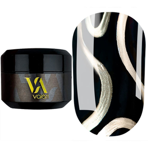 Гель-краска для ногтей Valeri Gold Metal Gel 5 мл, Объем: 5 мл
, Цвет: Gold

