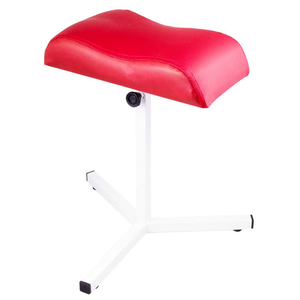 Тренога для педикюра на белых ножках, красная, Цвет: красная на белых ножках