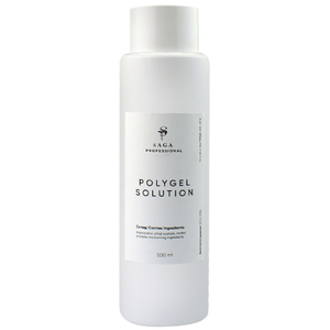 Рідина для полігеля SAGA POLYGEL SOLUTION 500 мл, Об`єм: 500 мл