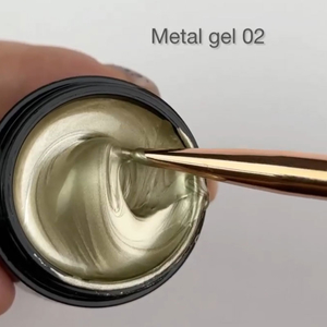 Металлическая краска Danny (metal gel) №02 5 мл, Цвет: 02
