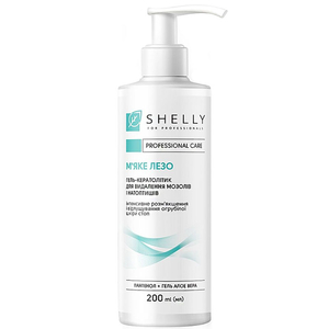 Гель-кератолитик для удаления мозолей и натоптышей Shelly Мягкое лезвие 200 мл