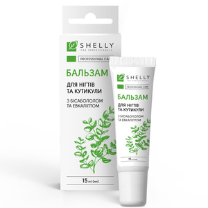 Укрепляющий бальзам для ногтей Shelly с бисабололом и эвкалиптом 15 мл