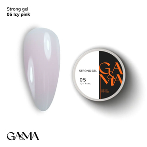 Гель для укрепления и наращивания GaMa Strong Gel №005 Icy Pink 30 мл, Объем: 30 мл, Цвет: 005
